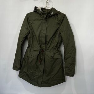 Chore Farm Jacket Olive Green Quilted Lining With Faux Fur Hoodie Lining